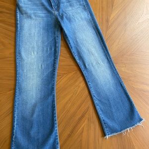 Mother Hustler Ankle Fray Denim - Size 25